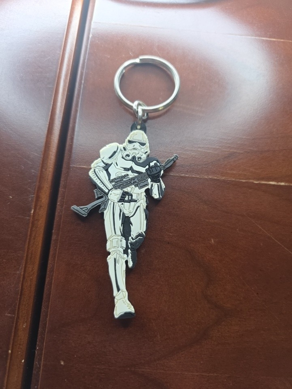 Vintage 1997 Star Wars Stormtrooper Silicone Rubber Keychain